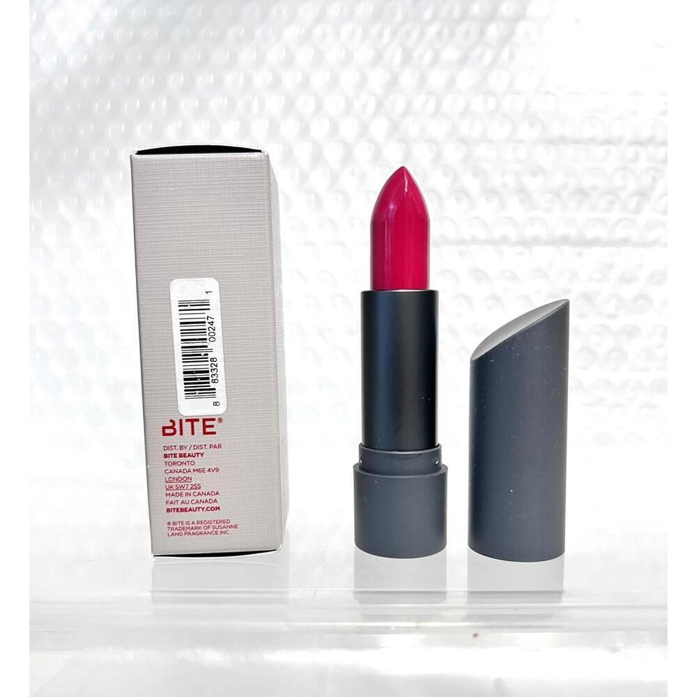 BITE BEAUTY LUMINOUS CREME LIPSTICK "VIGNE" FUCHSIA NEW - Picture 2 of 7